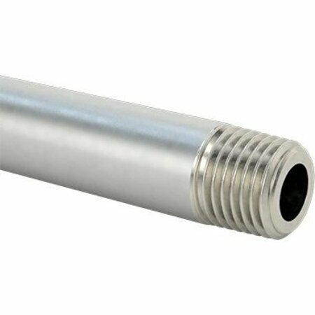BSC PREFERRED Thick-Wall 304/304L Stainless Steel Pipe Threaded on Both Ends 1/4 Pipe Size 14 Long 48395K621